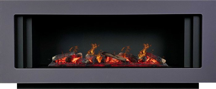 Каминокомплект Royal Flame Line SFT с очагом Design L1000RF 3D PS/LOG серый графит