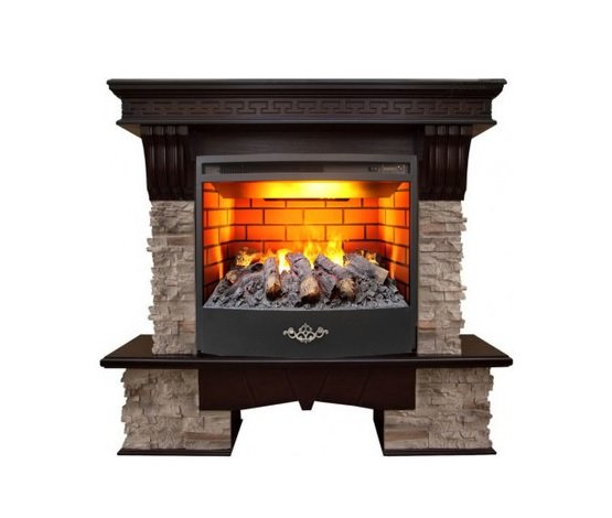 Каминокомплект RealFlame Rockland 25/25.5 AO с очагом 3D Firestar 25.5