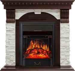 Каминокомплект Royal Flame Dublin угловой с очагом Majestic FX Black