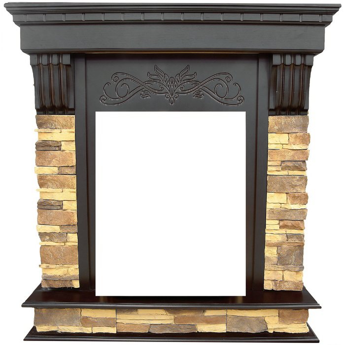 Портал Interflame Брайт венге под классический очаг