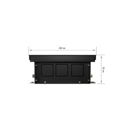 Внутрипольный конвектор Royal Thermo Atrium 90/200/2800-DG-U-LB