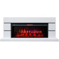 Каминокомплект Interflame Норд белый с очагом FreeSpace 50 LED FX QZ