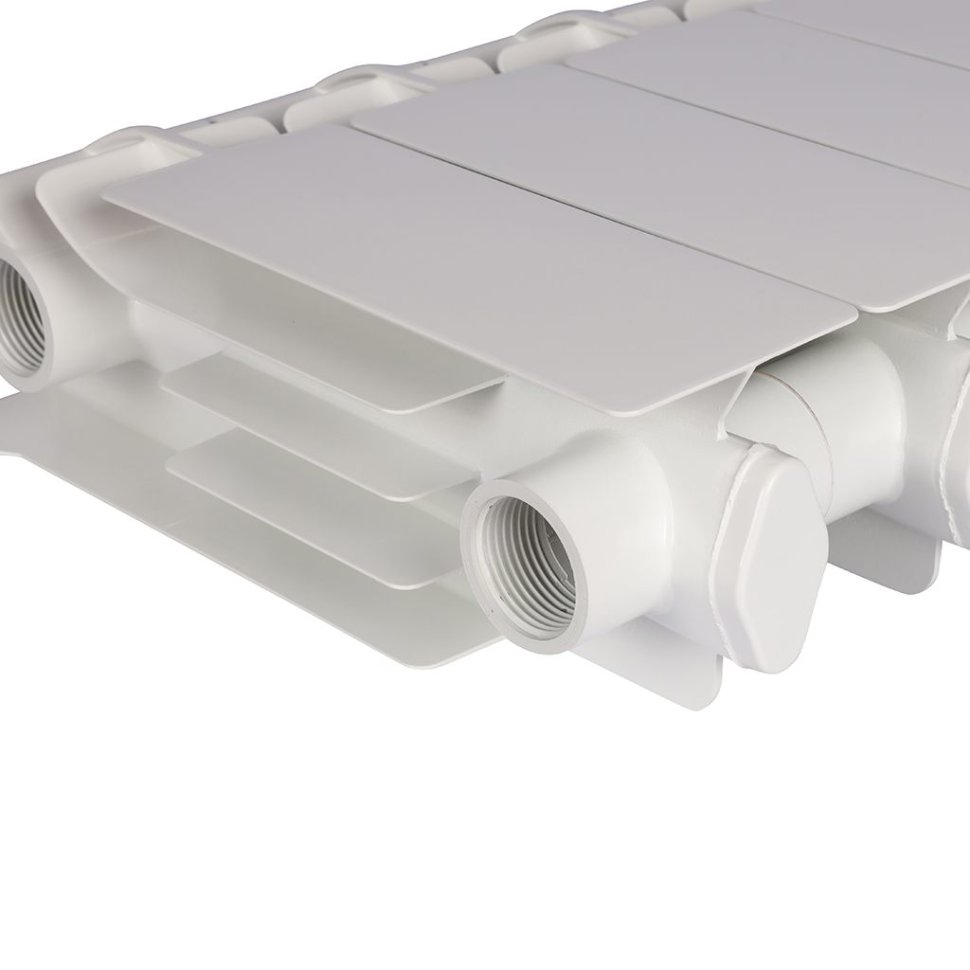 Радиатор алюминиевый Global VOX-R 200 6 секций боковое подключение белый RAL 9010