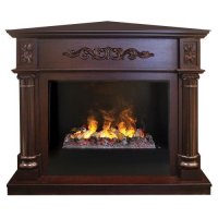 Каминокомплект RealFlame Silvia Corner 26 AO 3D Cassette 630 + Black вставка