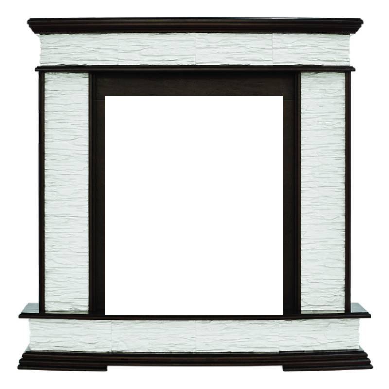 Портал Firelight Scala Classic сланец скалистый белый/шпон тёмный дуб