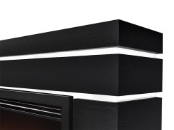 Каминокомплект Firelight Moderno 30 с очагом EFP/P-3020LS шпон чёрный дуб
