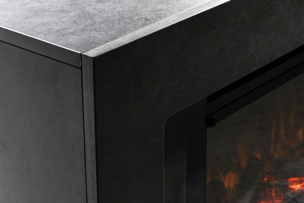 Каминокомплект Royal Flame Line CRM с очагом Design L1000RF 3D PS/LOG санд сноу