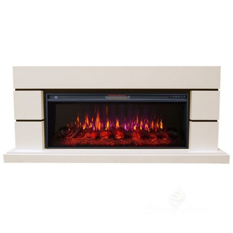 Каминокомплект Interflame Норд бежевый с очагом FreeSpace 50 LED FX QZ