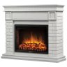 Каминокомплект Firelight Bricks 25 с очагом Electrolux EFP/P-2520LS N камень белый/белая эмаль