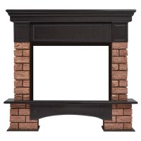 Портал Firelight Forte Wood 25 камень темный/шпон венге