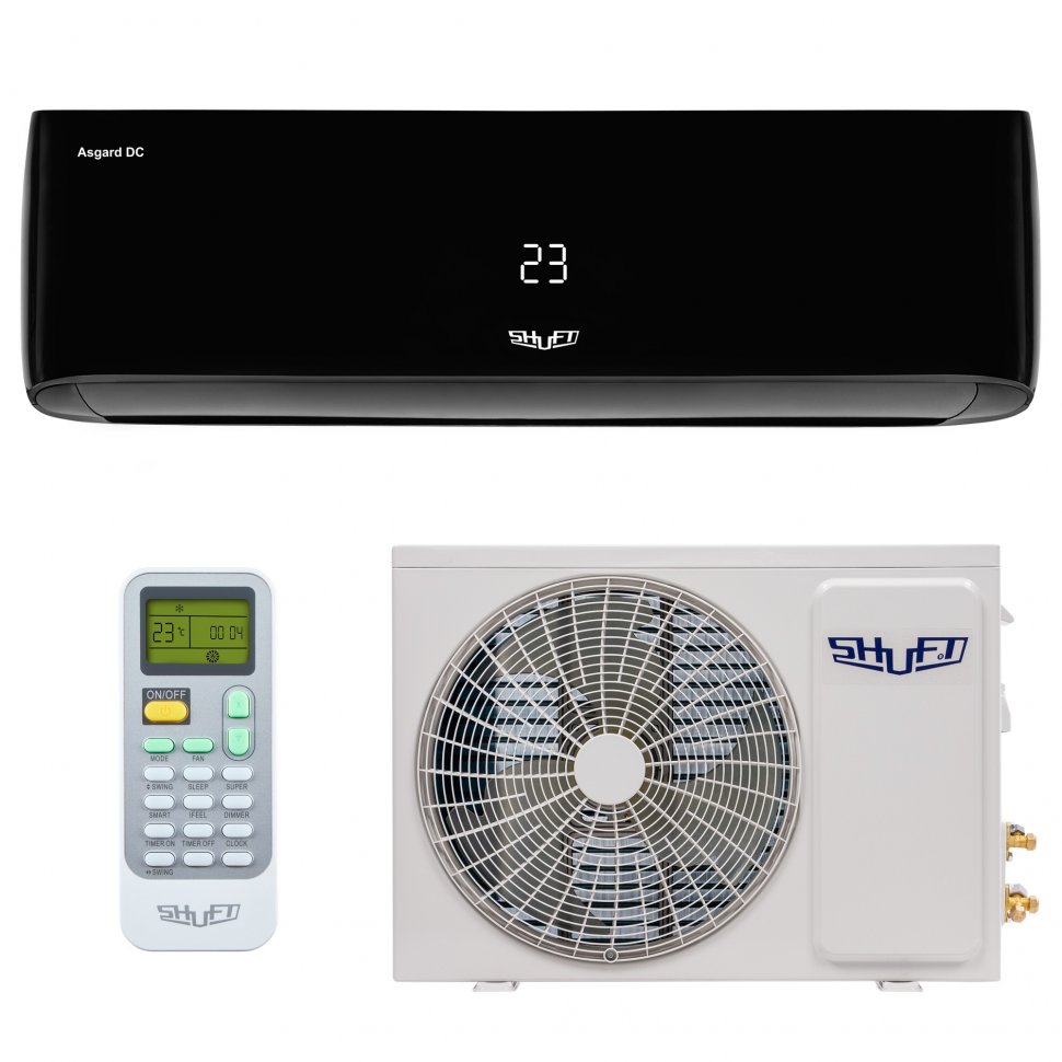 Сплит-система Shuft SFTHAI-07HN8/BL Asgard DC Inverter Black