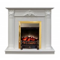 Каминокомплект RealFlame Stefania с очагом Fobos Lux S Brass