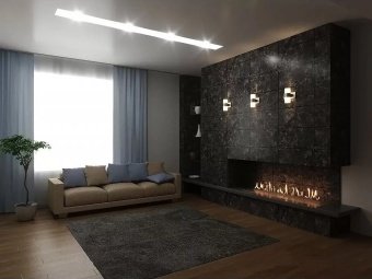 Автоматический биокамин Lux Fire Smart Flame 1500 RC Inox