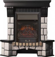 Каминокомплект Interflame Экстер М венге угловой с очагом Majestic FX M Black