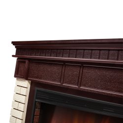 Каминокомплект Firelight Bricks 25 с очагом Electrolux EFP/P-2720RLS камень бежевый/шпон темный дуб