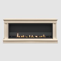 Встроенный портальный биокамин SteelHeat Raimond Long стекло