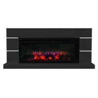Каминокомплект Interflame Норд черный с очагом FreeSpace 50 LED FX QZ