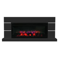 Каминокомплект Interflame Норд черный с очагом FreeSpace 50 LED FX QZ