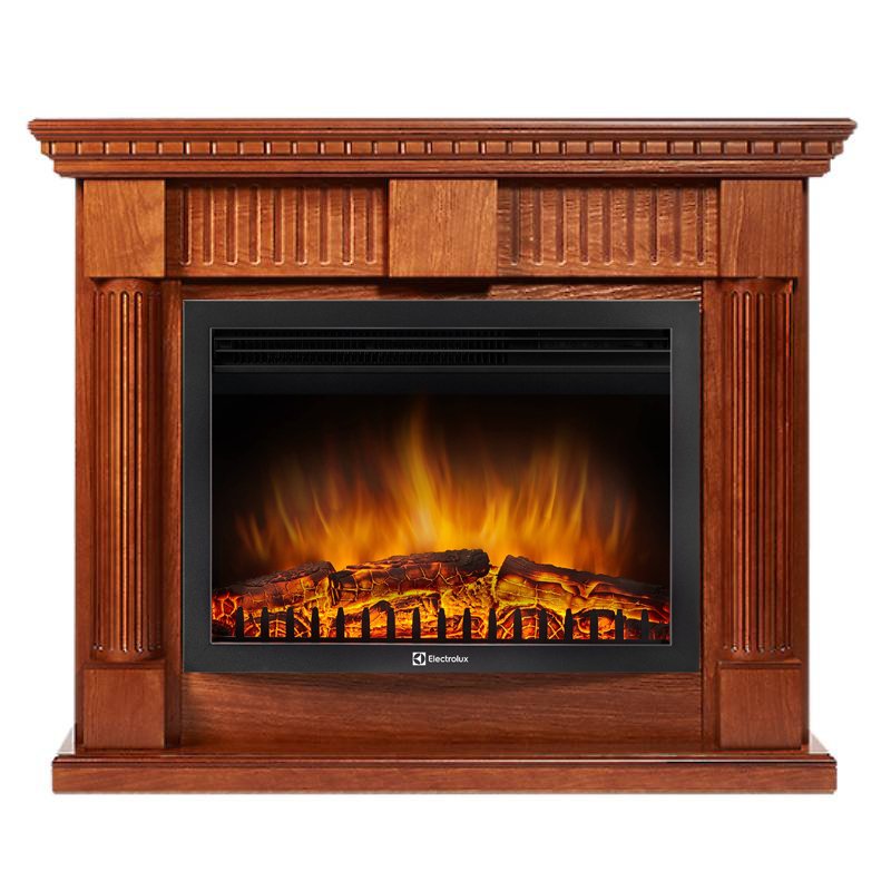 Каминокомплект Firelight Colonna 25 с очагом Electrolux EFP/P-2520LS шпон дуб