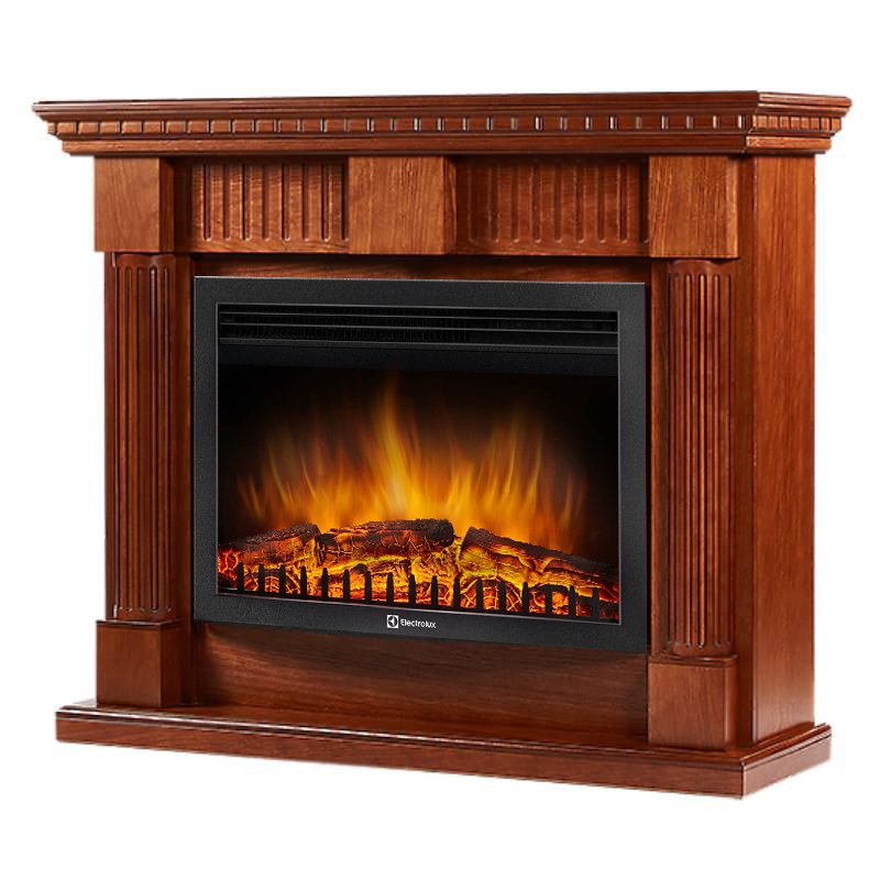 Каминокомплект Firelight Colonna 25 с очагом Electrolux EFP/P-2520LS шпон дуб