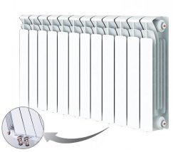 Биметаллический радиатор отопления RIFAR BASE VENTIL 500 BVR 11