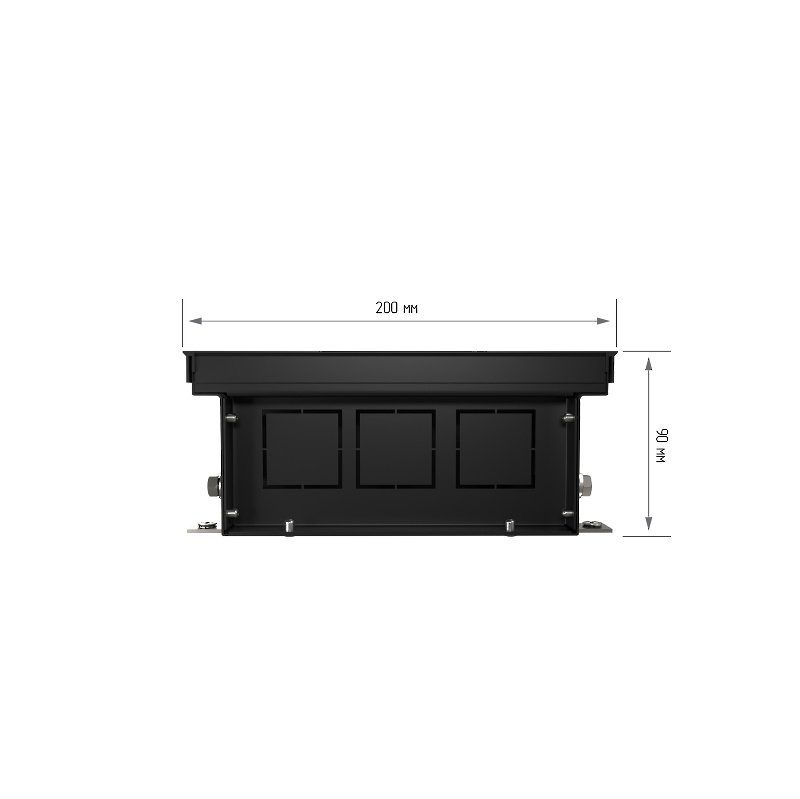 Внутрипольный конвектор Royal Thermo Atrium 90/200/1600-DG-U-DB