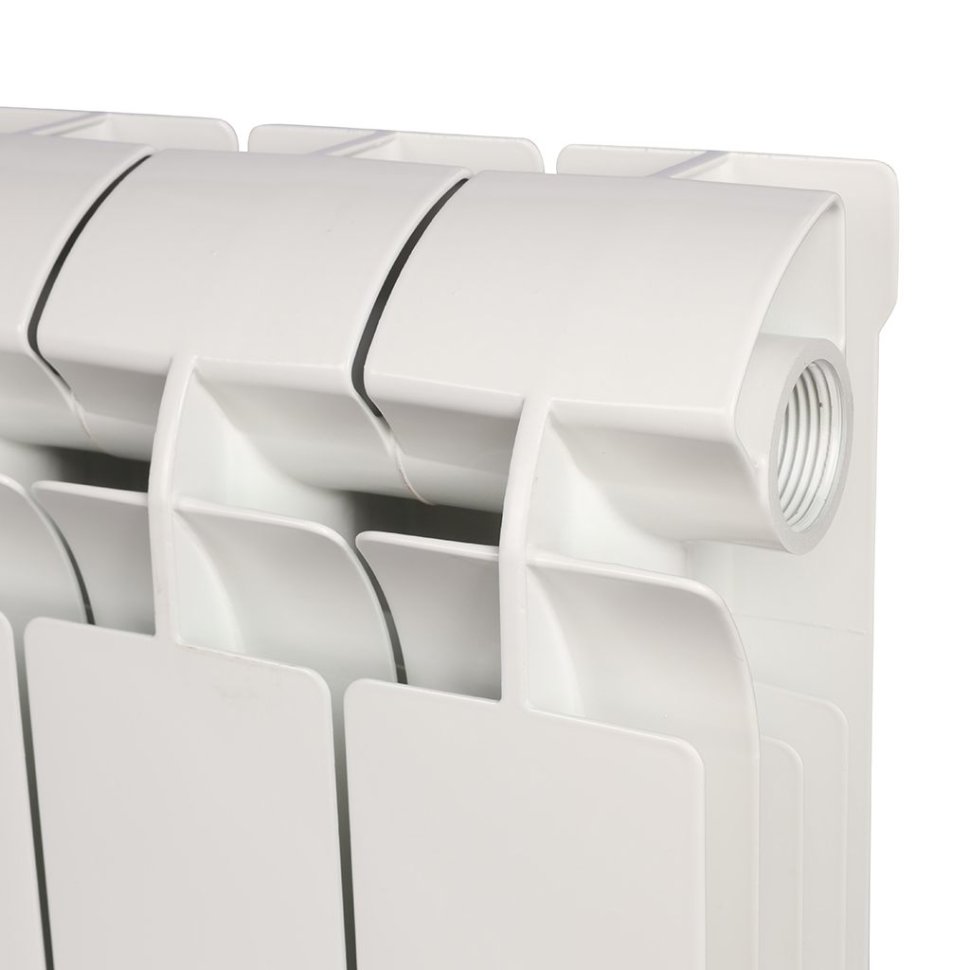 Радиатор алюминиевый Global VOX-R 200 12 секций боковое подключение белый RAL 9010