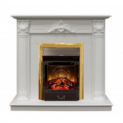 Каминокомплект RealFlame Stefania с очагом Majestic Lux S Brass