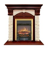 Каминокомплект Royal Flame Dublin с очагом Fobos FX M Brass орех каньон