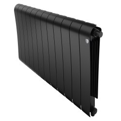 Биметаллический радиатор отопления Royal Thermo Infinity 500 VR80 12 секций Noir Sable