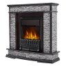 Каминокомплект Firelight Scala Classic с очагом Electrolux EFP/P-1020LS сланец скалистый серый/шпон венге