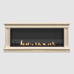 Встроенный портальный биокамин SteelHeat Raimond Long стекло стемалит