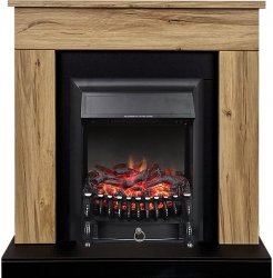 Каминокомплект Royal Flame Bergen c очагом Fobos FX Black дуб галифакс