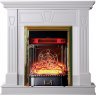 Каминокомплект Interflame Берта с очагом Majestic FX M Brass белый