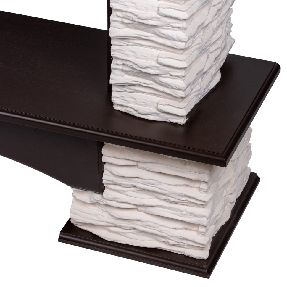 Портал Firelight Pietra Nuovo 30 сланец белый/шпон темный дуб