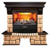 Каминокомплект RealFlame Stone Brick 25/25.5 с очагом 3D Firestar 25.5