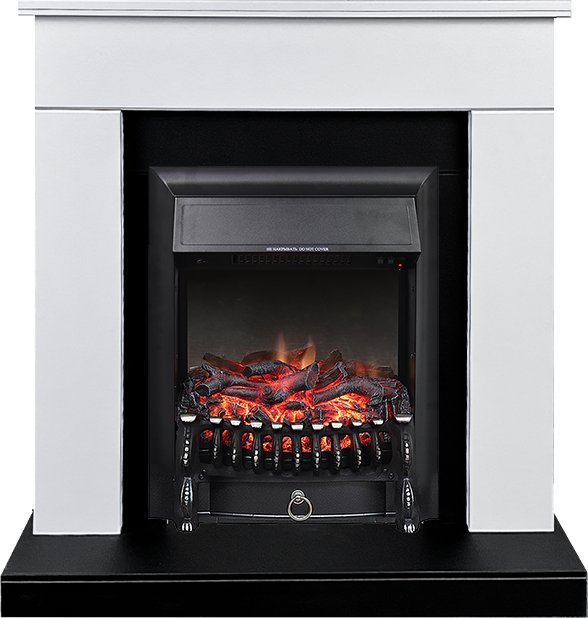 Каминокомплект Royal Flame Bergen c очагом Fobos FX Black черно-белый