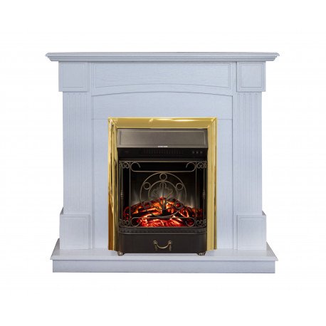 Каминокомплект RealFlame Andrea с очагом Majestic Lux Brass S