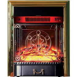 Каминокомплект Interflame Берта с очагом Majestic FX M Brass бежевый