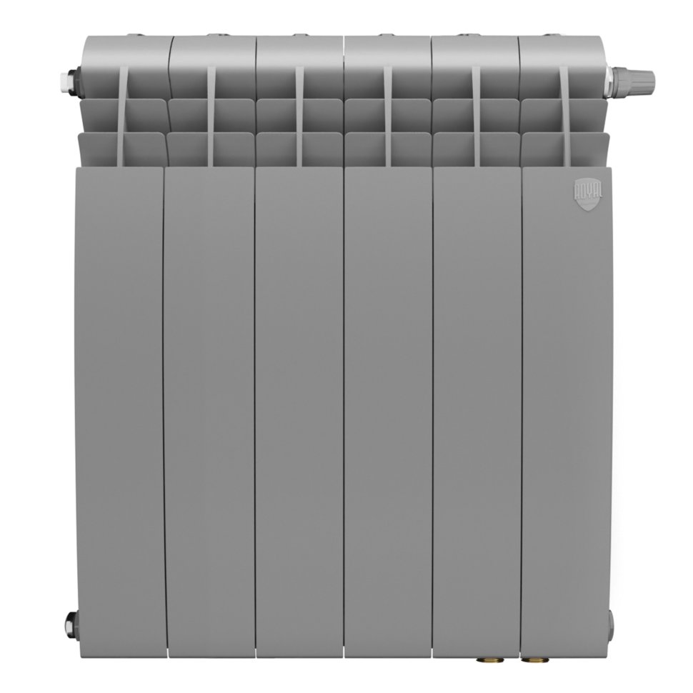 Биметаллический радиатор отопления Royal Thermo BiLiner 500 Silver Satin VR80 6 секций