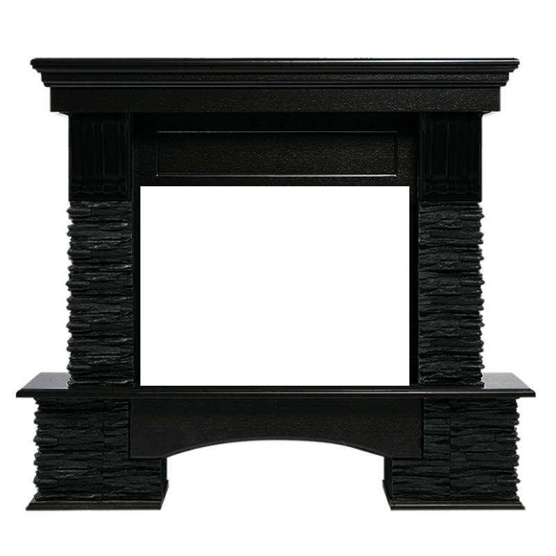 Портал Firelight Pietra Nuovo 30 сланец чёрный/шпон венге