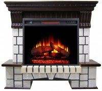 Каминокомплект Interflame Экстер темный дуб с очагом Foton 26 LED FX QZ