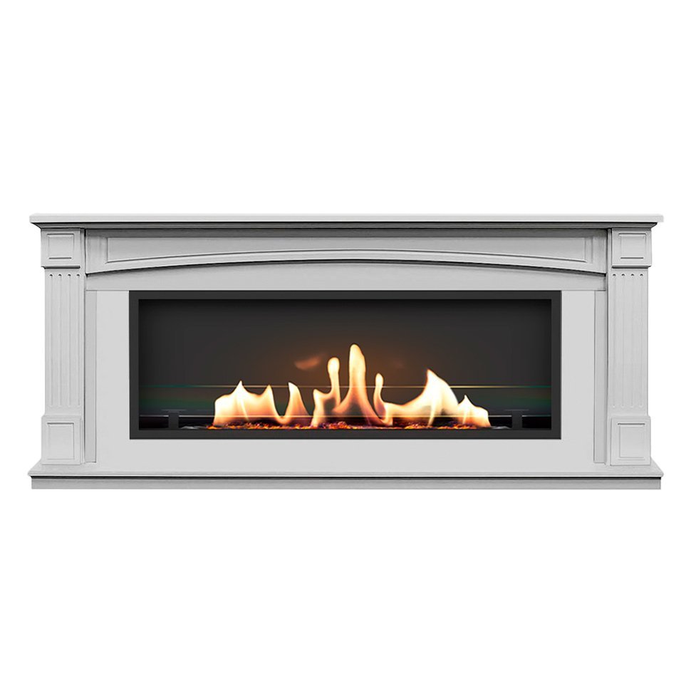 Встроенный портальный биокамин SteelHeat Chester Long стекло