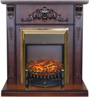 Каминокомплект RealFlame Anita STD/EUG AO с очагом Fobos Lux Brass S