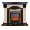 Каминокомплект RealFlame Dublin LUX  STD/EUG DN с очагом Fobos s Lux Black/Brass