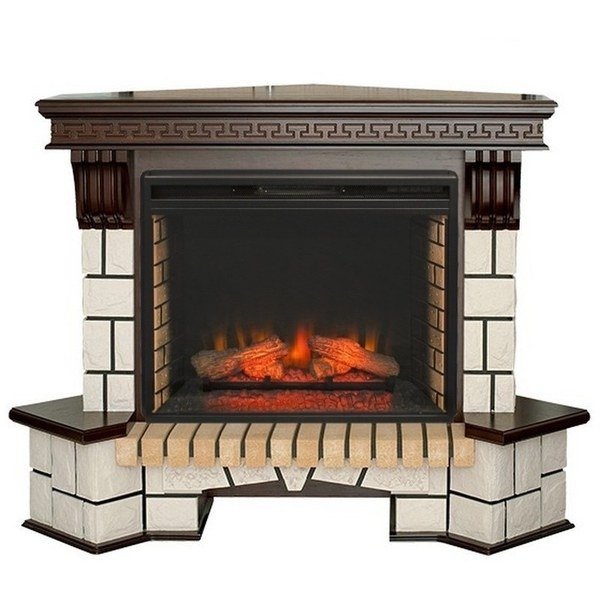 Каминокомплект RealFlame Stone Corner new 26 с очагом Epsilon 26 S IR