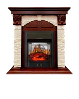 Каминокомплект Royal Flame Dublin с очагом Majestic FX M Black орех каньон