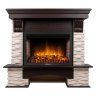Каминокомплект Firelight Pietra Nuovo 30 с очагом Electrolux EFP/P-3020LS сланец белый/шпон темный дуб
