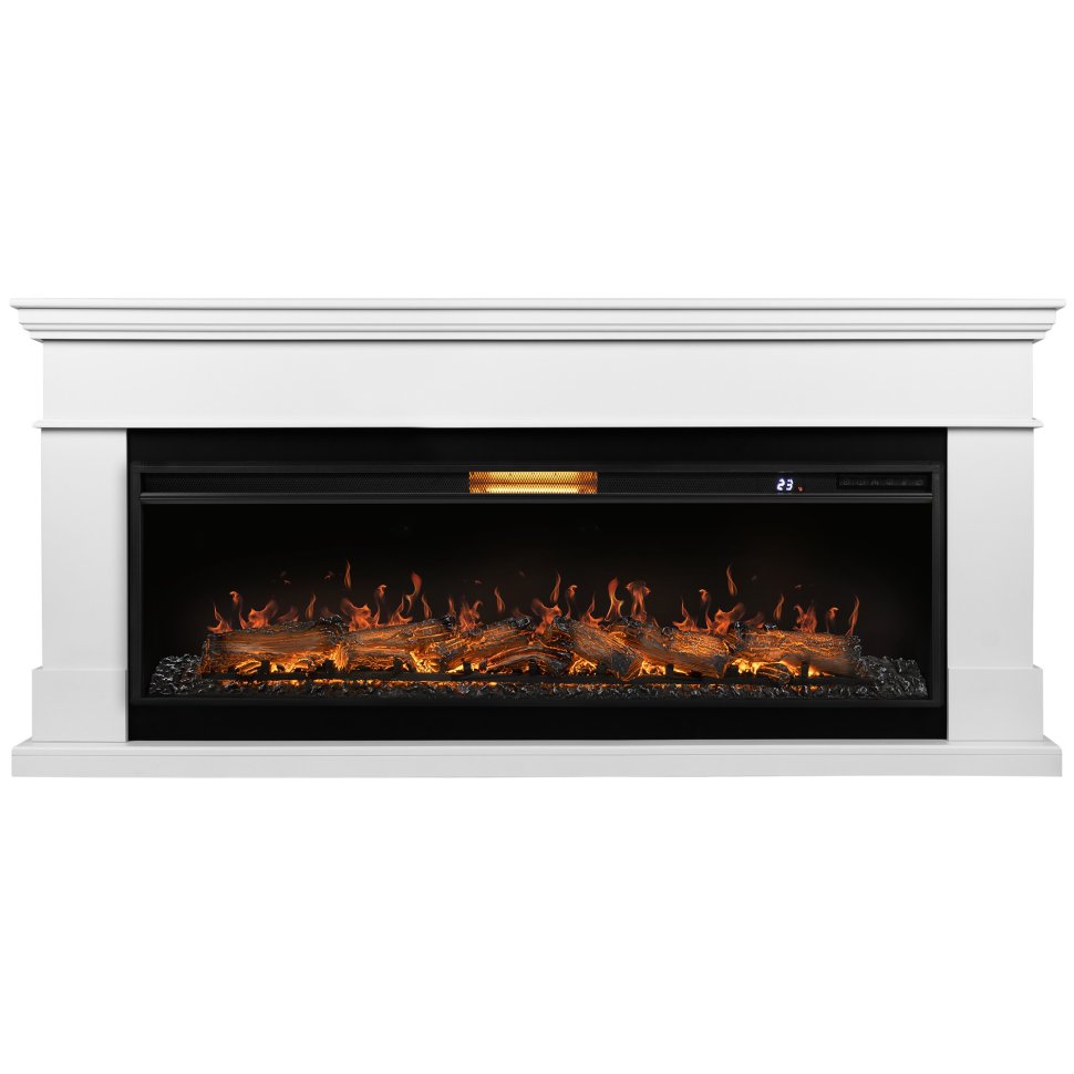 Каминокомплект Royal Thermo Aurora RTFP/P-AR60LS + портал Firelight California 60 W белый