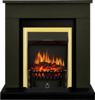 Каминокомплект Royal Flame Bergen c очагом Fobos FX Brass темная олива
